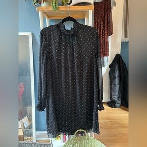 Black shift dress - H&M - size 8